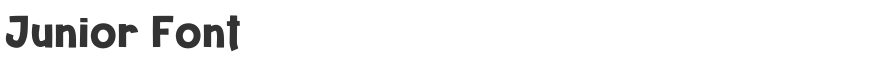 Junior Font