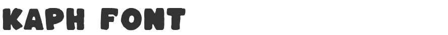 Kaph Font