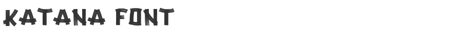 Katana Font