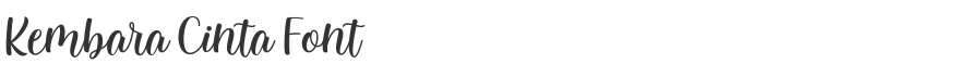 Kembara Cinta Font