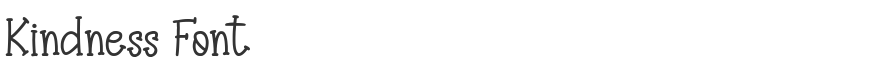 Kindness Font