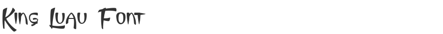 King Luau Font