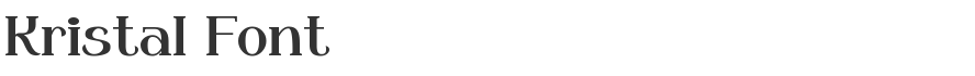 Kristal Font