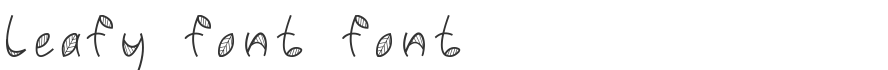 Leafy font Font