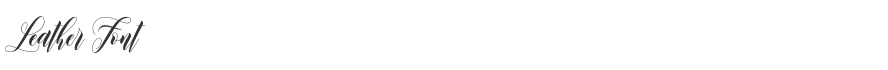 Leather Font