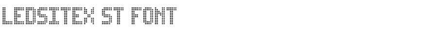 Ledsitex ST Font