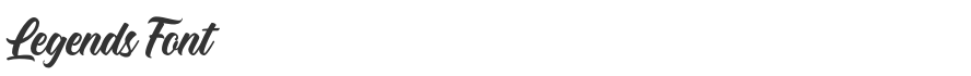 Legends Font