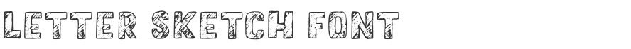 Letter Sketch Font