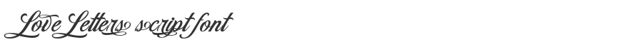 Love Letters Script Font