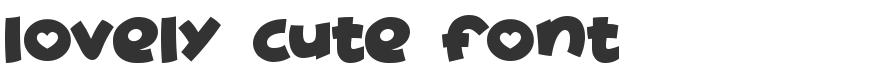 Lovely Cute Font