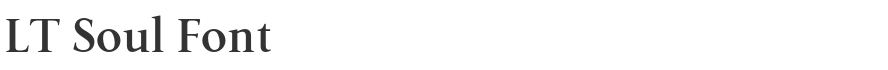 LT Soul Font