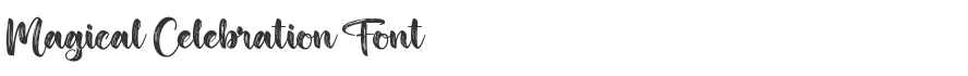 Magical Celebration Font