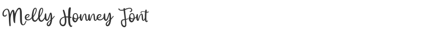 Melly Honney Font