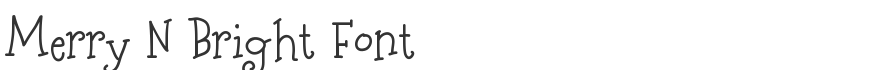 Merry N Bright Font