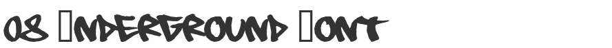 08 Underground Font