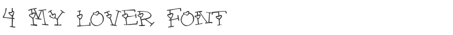 4 My Lover Font