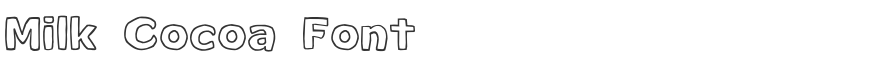 Milk Cocoa Font