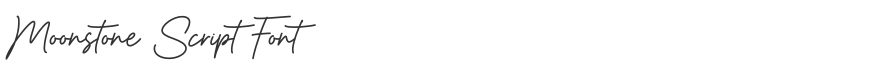 Moonstone Script Font