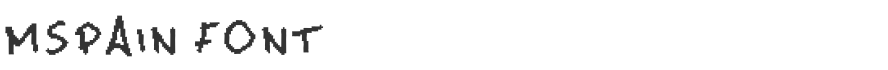 MsPain Font