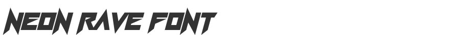 Neon Rave Font