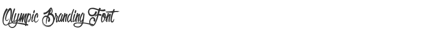 Olympic Branding Font