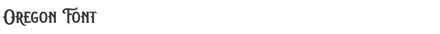 Oregon Font