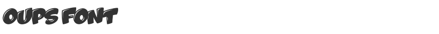Oups Font