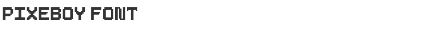 Pixeboy Font