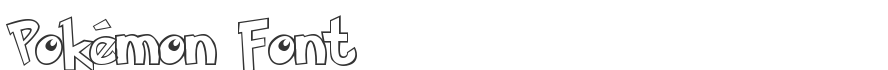 Pokémon Font