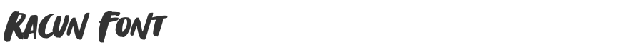 Racun Font