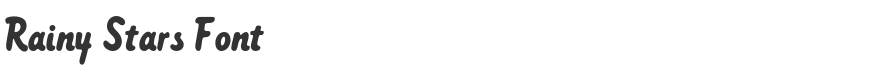 Rainy Stars Font