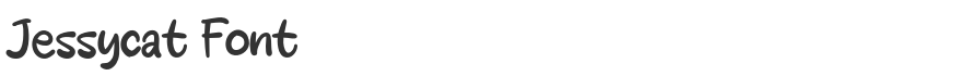 Jessycat Font