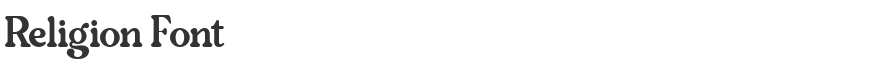 Religion Font