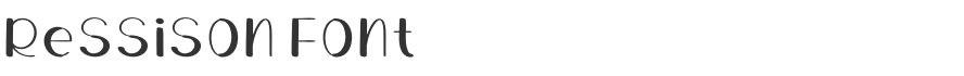 Ressison Font