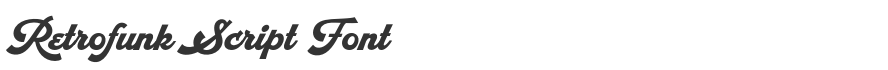 Retrofunk Script Font
