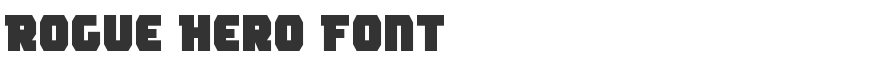 Rogue Hero Font