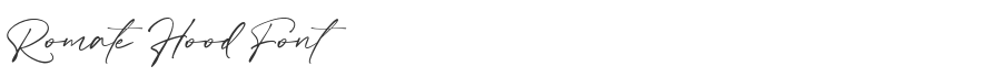 Romate Hood Font