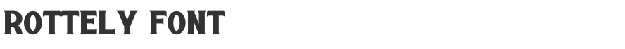 Rottely Font