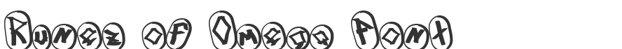Runez of Omega Font