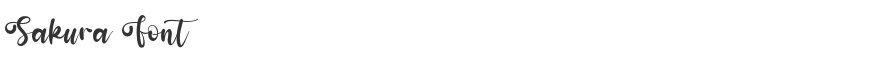 Sakura Font