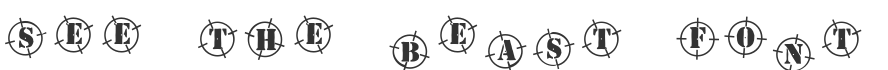 See the Beast Font