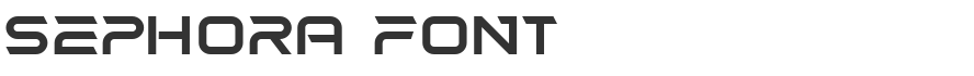 Sephora Font