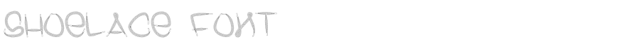 Shoelace Font