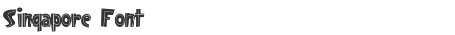 Singapore Font
