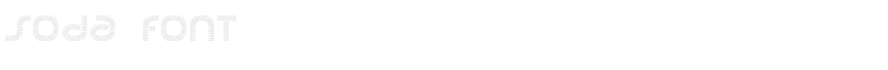 Soda Font