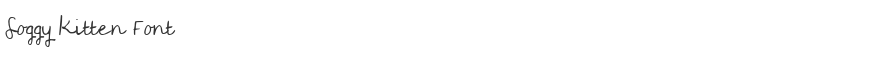 Soggy Kitten Font