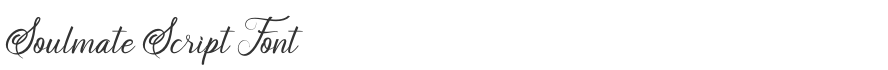 Soulmate Script Font