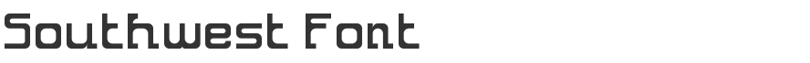 Southwest Font