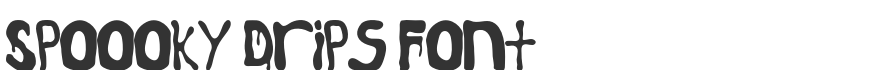 Spoooky Drips Font