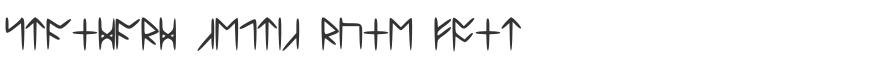 Standard Celtic Rune Font